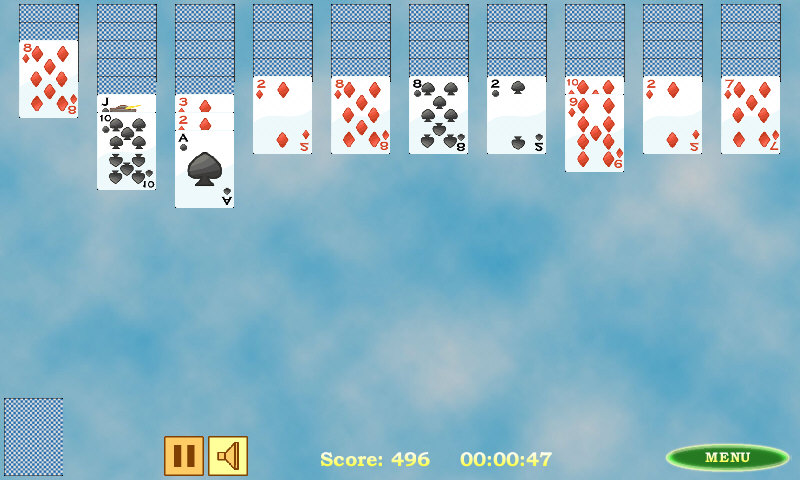 Spider Solitaire - screenshot 2